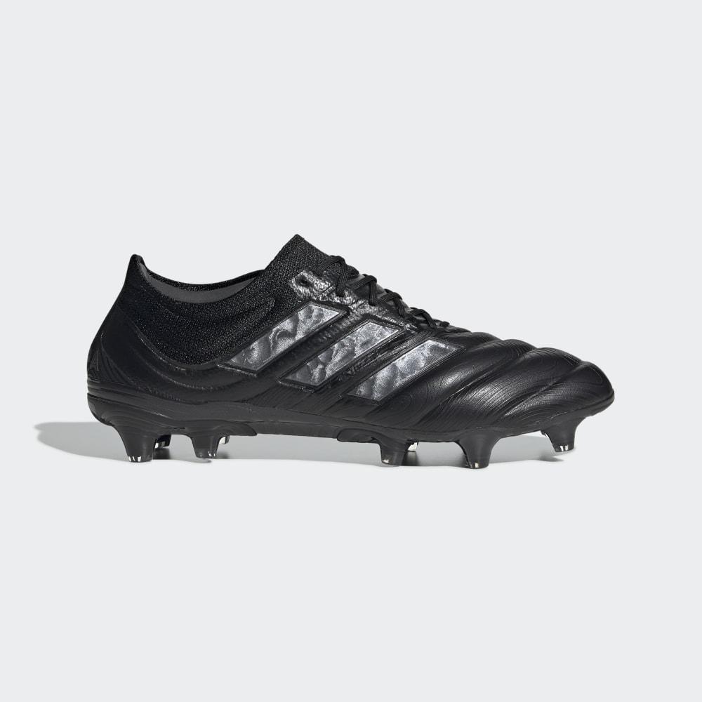 Ghete Fotbal Adidas Copa 20.1 Firm Ground Dama Romania - Negrii/Metal EF1947